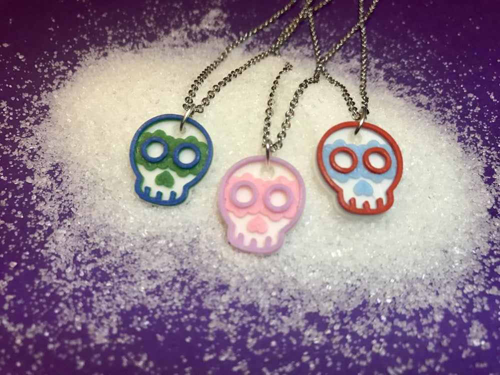 Calavera necklace hot sale